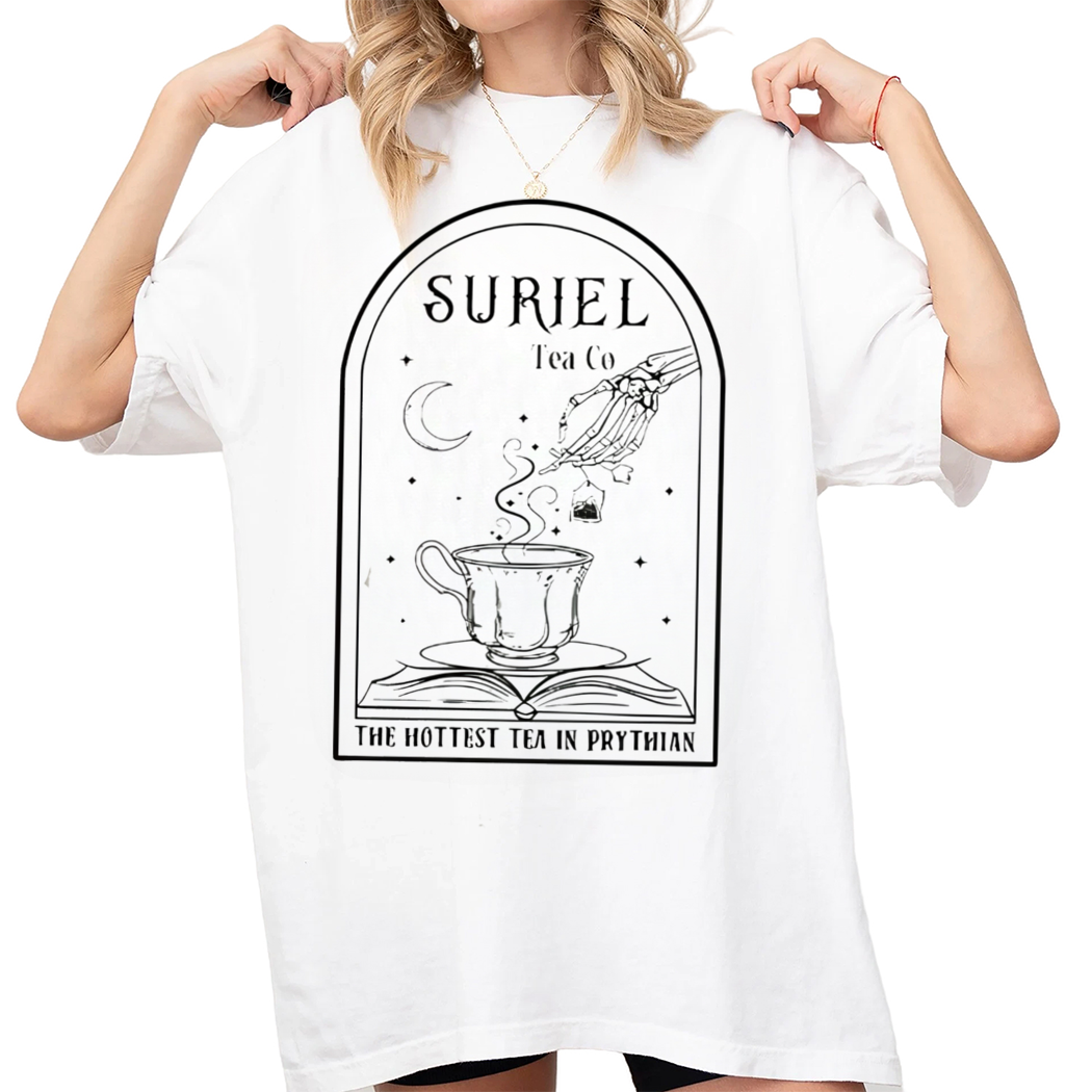 Acotar Suriel Tea Co The Hottest Tea Prythian Shirt, Sarah J Maas Merch, Gift for Book Lover