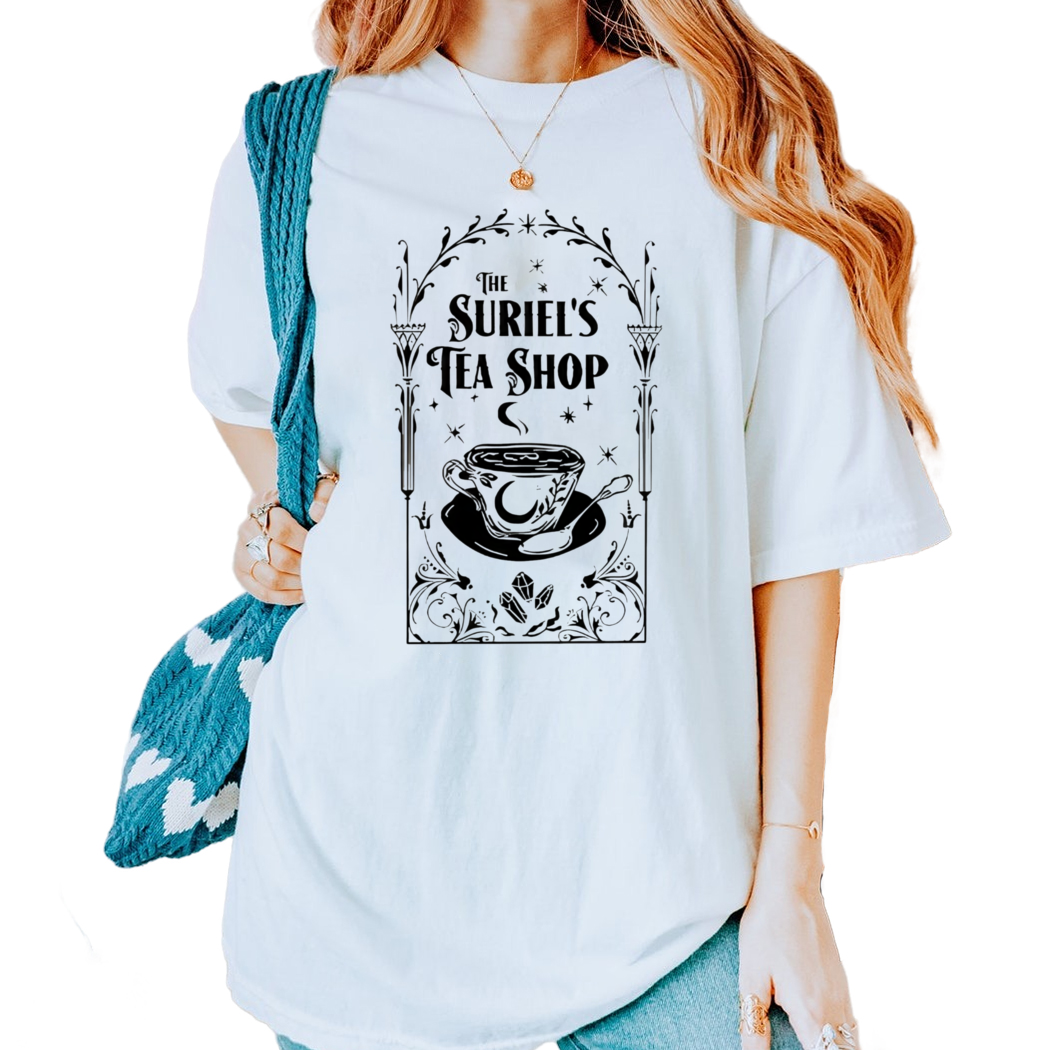 The Suriel Tea Shop Acotar Shirt, Sarah J Maas Merch, Bookish Gift for Her