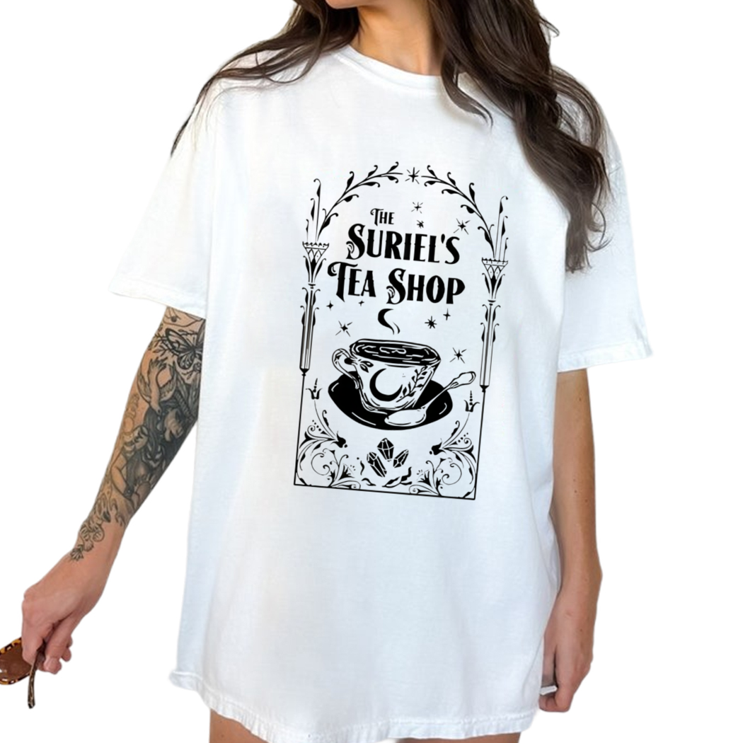 The Suriel Tea Shop Acotar Shirt, Sarah J Maas Merch, Bookish Gift for Her