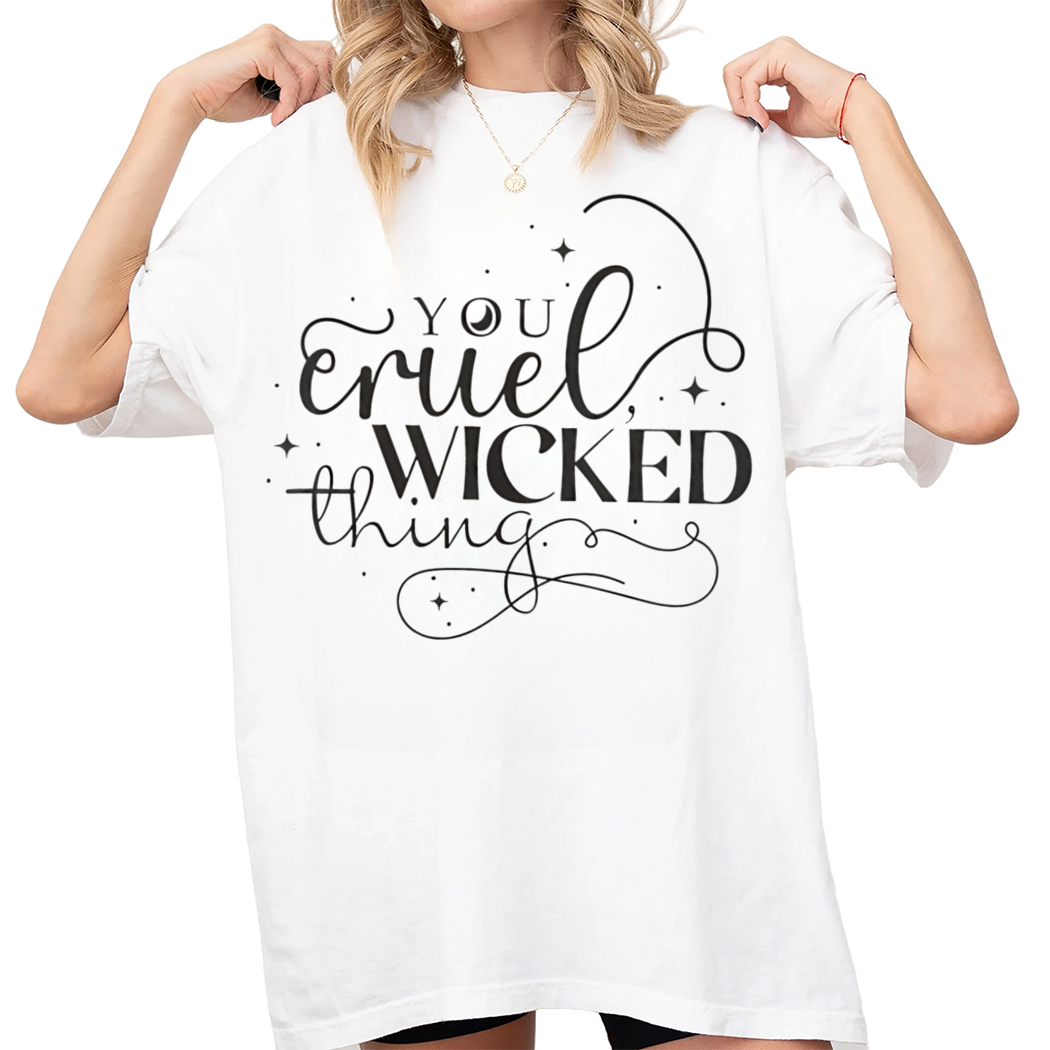 You Cruel Wicked Thing Acotar Shirt, Book Lover Gift, Reading Shirt