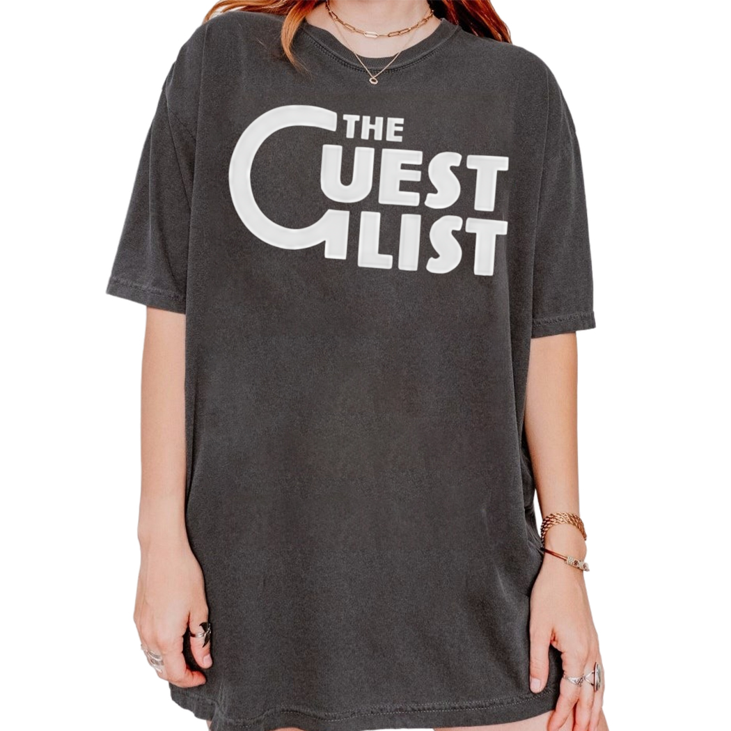 The Guest List Shirt, Gift for Book Lover, Book Nerd Shirt