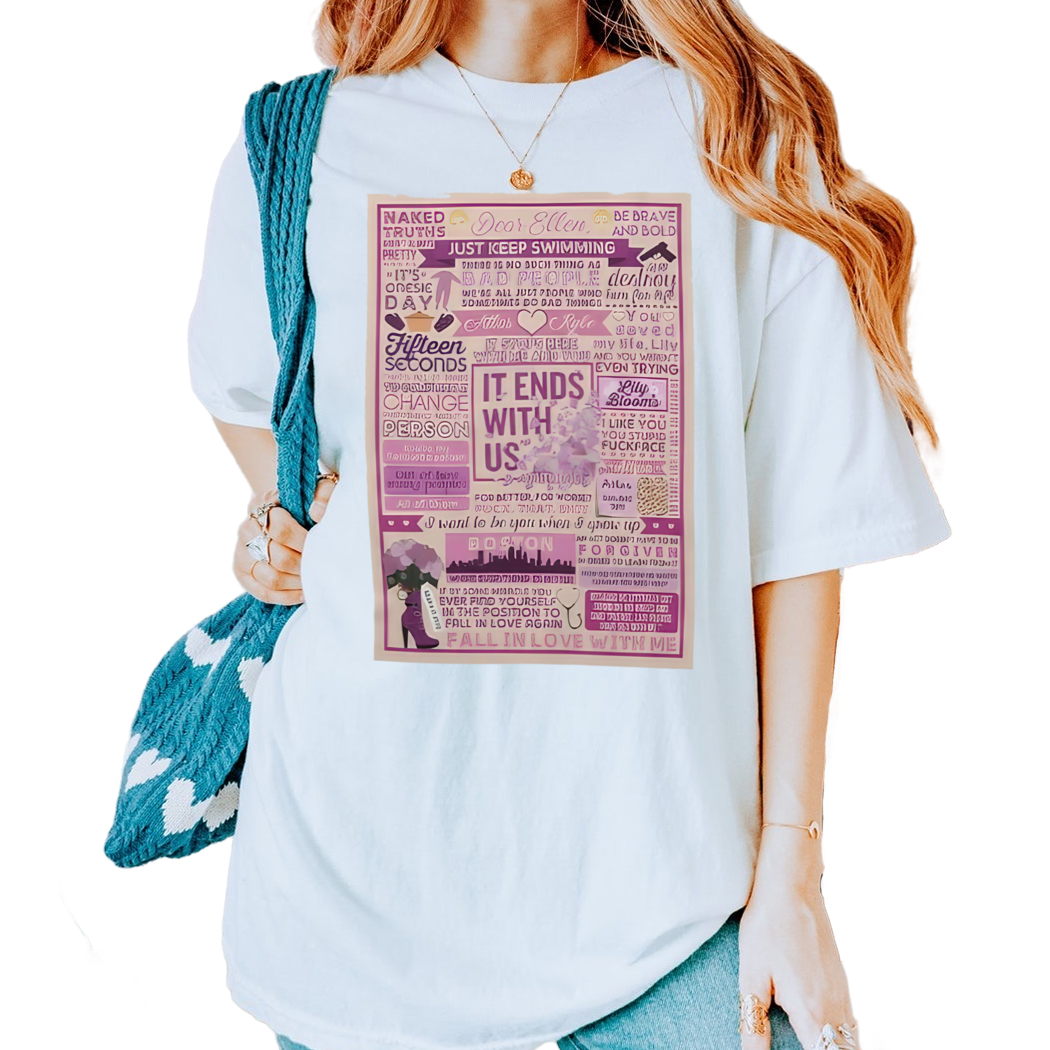 Colleen Hoover It Ends With Us Classic Shirt, Gift for Book Lover