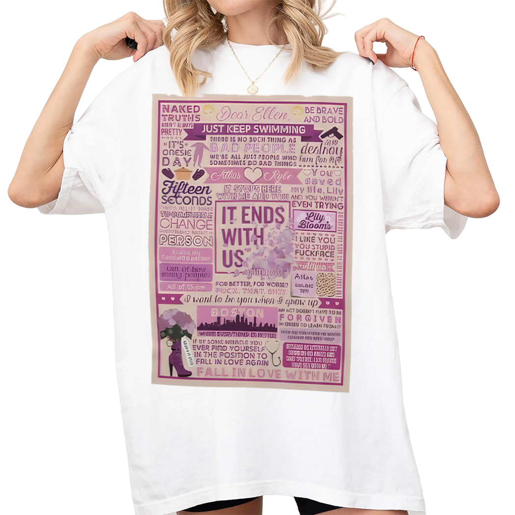 Colleen Hoover It Ends With Us Classic Shirt, Gift for Book Lover