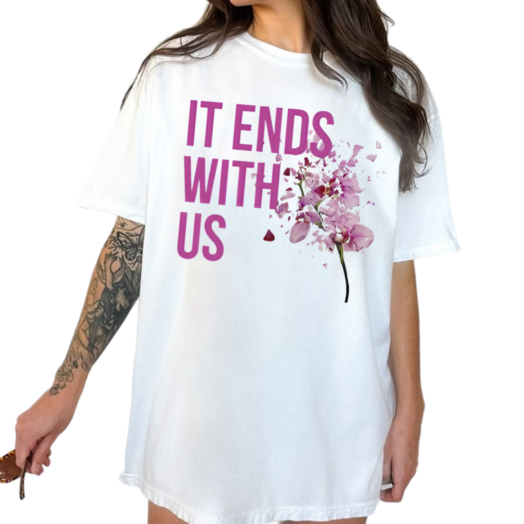 It Ends With Us by Colleen Hoover Shirt, Retro Reading Shirt, Bookish Gift