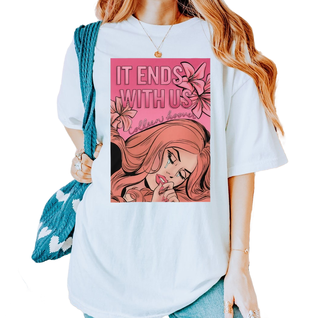 Colleen Hoover It Ends With Us Essential Shirt, Gift for Book Lover, Book Nerd Shirt